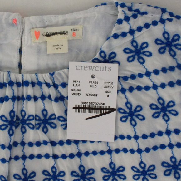 Crewcuts Tiered Eyelet Dress With Ruffle Details - Picture 4 of 5